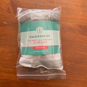 Swaddelini Grey Swaddle Sleep Sack Large (12-18 pounds)